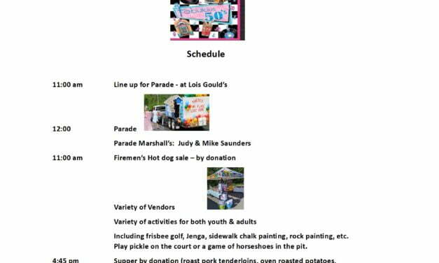 Noon-hour parade highlights the full day of activities on Saturday in Fosterville