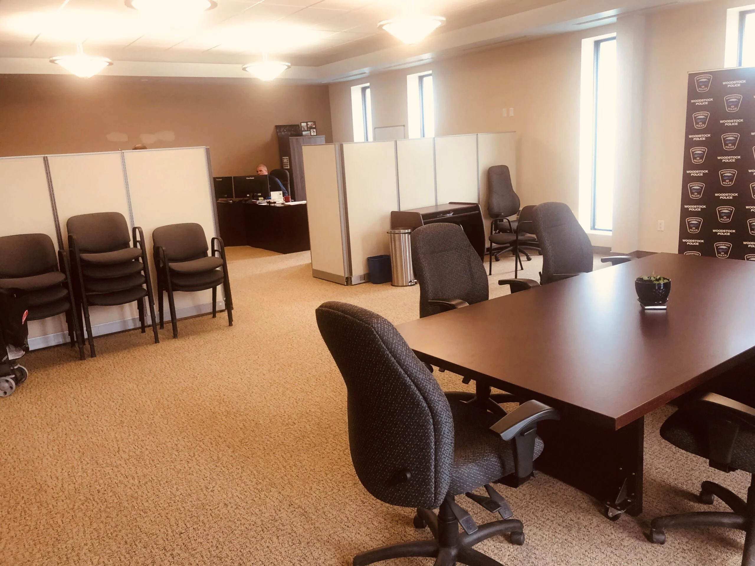 Woodstock town hall’s former council chambers is now home to Woodstock Police Force’s Street Crime Unit. (Jim Dumville photo)