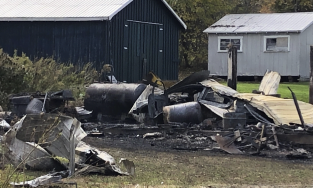 Debec Fire Department responds to fire on Old Houlton Road