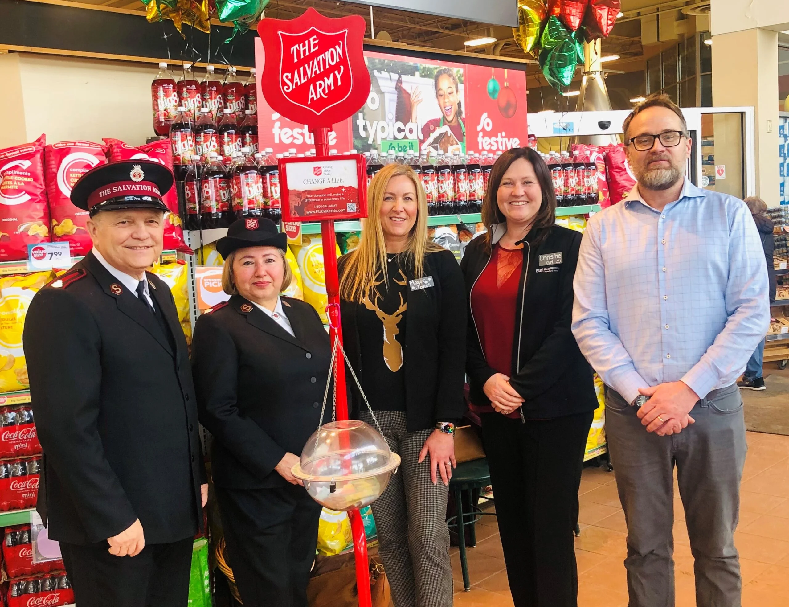 Salvation Army kicks off their Christmas Kettle Campaign