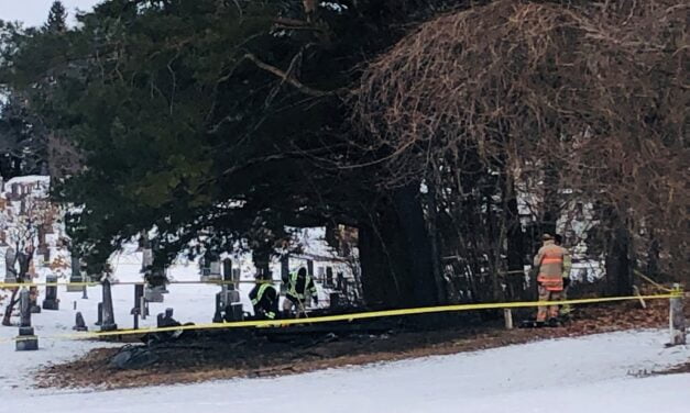 Cemetery fire victim identified, but name not released