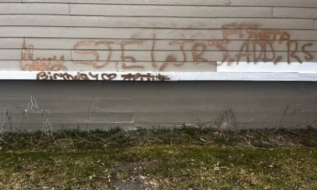 Woodstock Police investigating racist grafitti