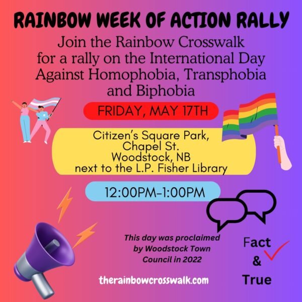 Rainbow Week of Action to close with rally in Woodstock | River Valley Sun