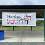 Visiting the new Hartland Farmers Market