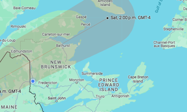 Western New Brunswick expecting heavy rain as Tropical Storm Debby makes her way north