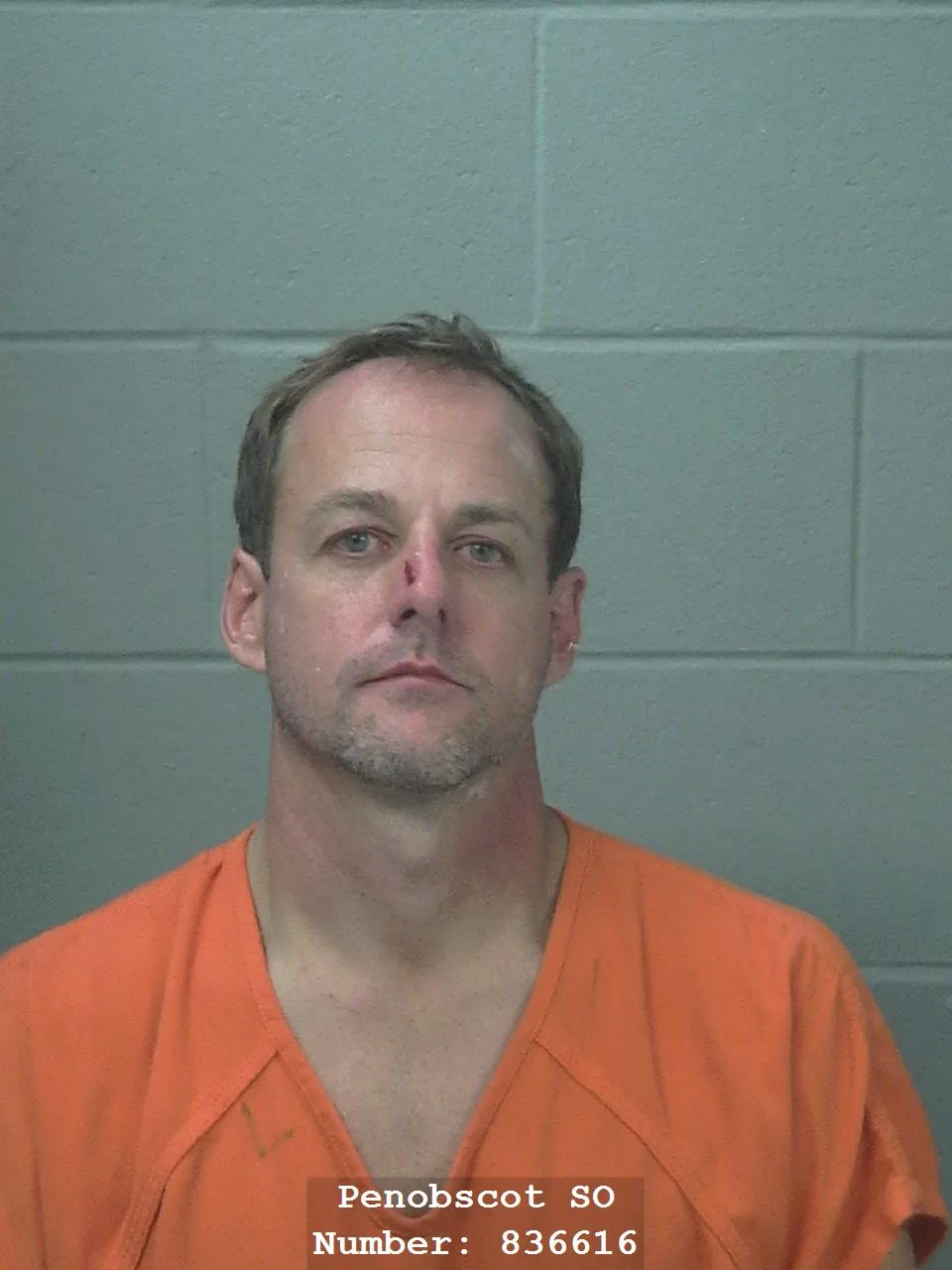 Ryan Albright was arrested in Bangor, Maine, on Oct. 19, 2024, on a charge of domestic violent assault. The charge has since been dropped. (Penobscot County Sheriff’s Office photo)
