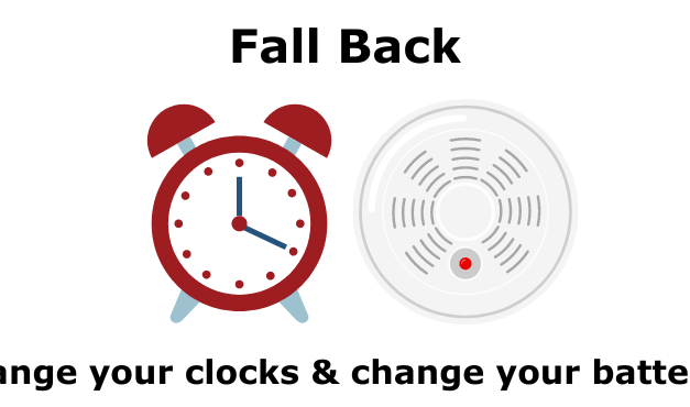 Time change weekend, and time to check your smoke alarm