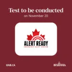 Testing of Alert Ready system scheduled for Nov. 20