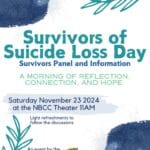 Offering ‘reflection, connetion, and hope’ for Survivors of Suicide Loss Day