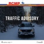 RCMP issues traffic advisory, road conditions deteroirate in Upper River Valley