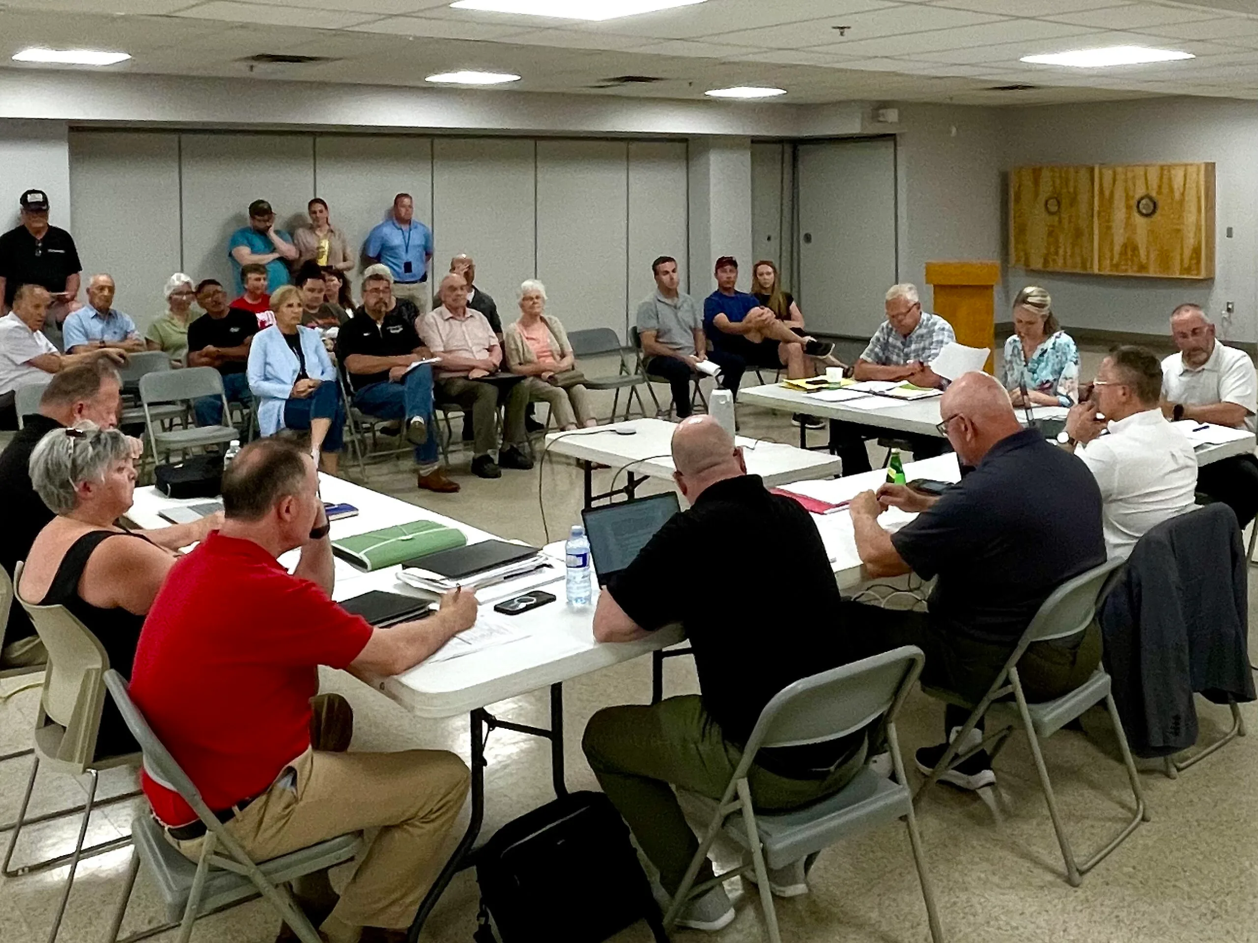 At the June 23 meeting of the Woodstock Planning Advisory Committee (PAC), the Helen Street developments proposed by Martin Rentals Properties were rejected. (Theresa Blackburn photo)