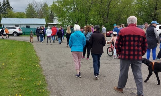 Community shows support for fundraising walk