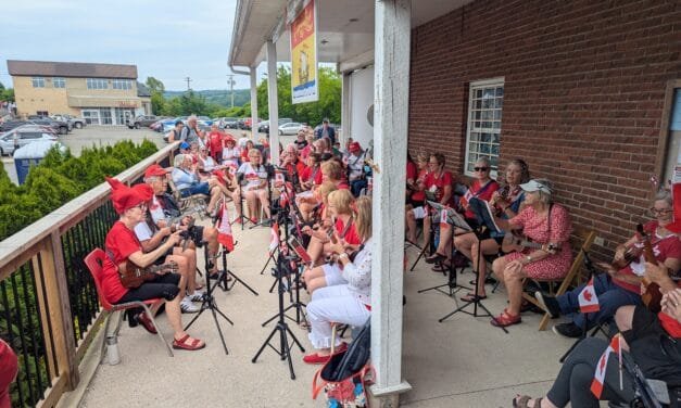 Celebrating the red and white in Upper River Valley