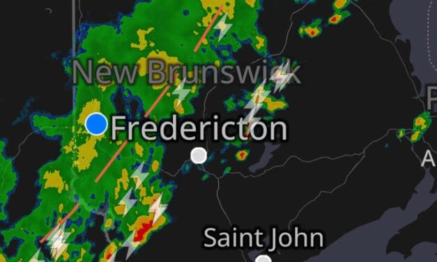 Rolling thunderstorms cause power outages in parts of N.B.