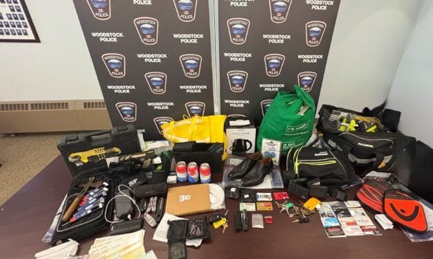 Woodstock Police Force recovers drugs, stolen vehicles, and property