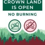 Most Crown lands restrictions lifted