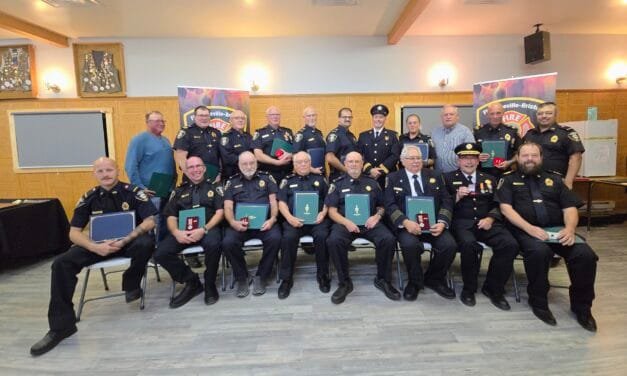 District of Carleton North firefighters recognized