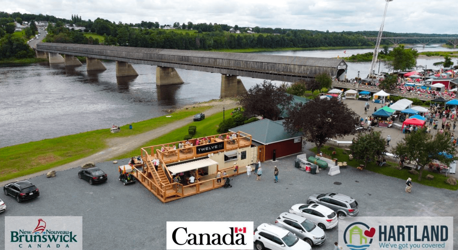 Thanks to funding from federal and provincial sources, Hartland’s waterfront revitalization project will go ahead. (Town of Hartland photo)