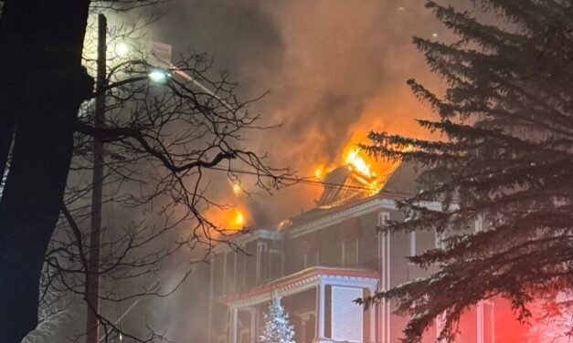 Fire engulfs 127-year-old Baird-Mair heritage home