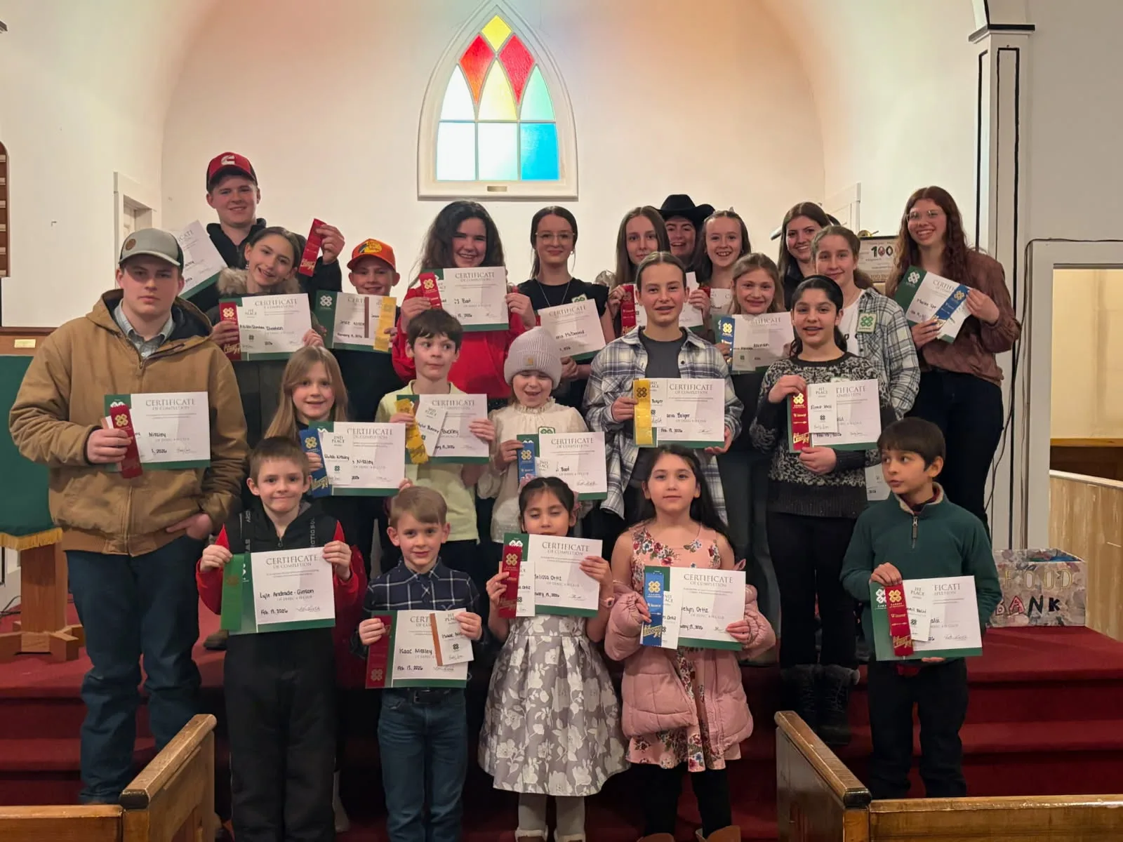 Members of the Debec 4-H Club at Communication Day. (Judy Cole photo)