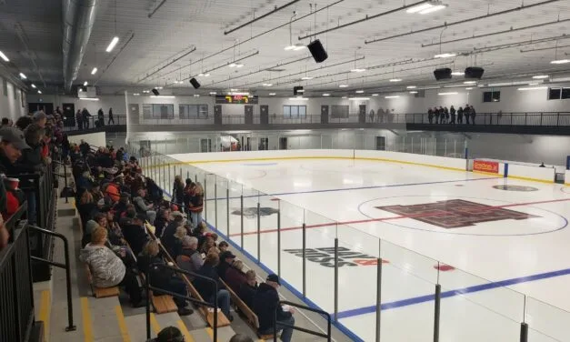 Hartland holds to Thanksgiving arena/ice opening