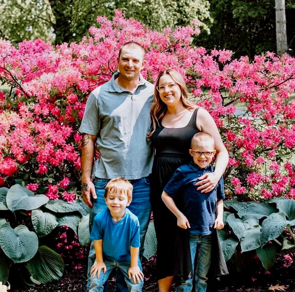 The Caterini family of Dumfries has had a horrible year after the loss of Jeff, a father and husband, in April. On Sunday, July 5, wife Allison and their two boys, Logan and Jaxson, lost their home and family pets to fire. (Submitted photo)