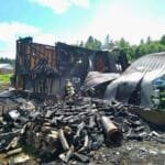 Fire near Davidson Lake destroys family home