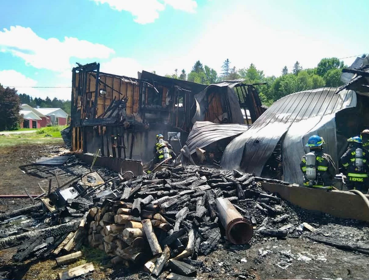 A house fire near Davidson Lake destroyed a family home and killed three pets on Sunday, July 5. (Submitted photo)