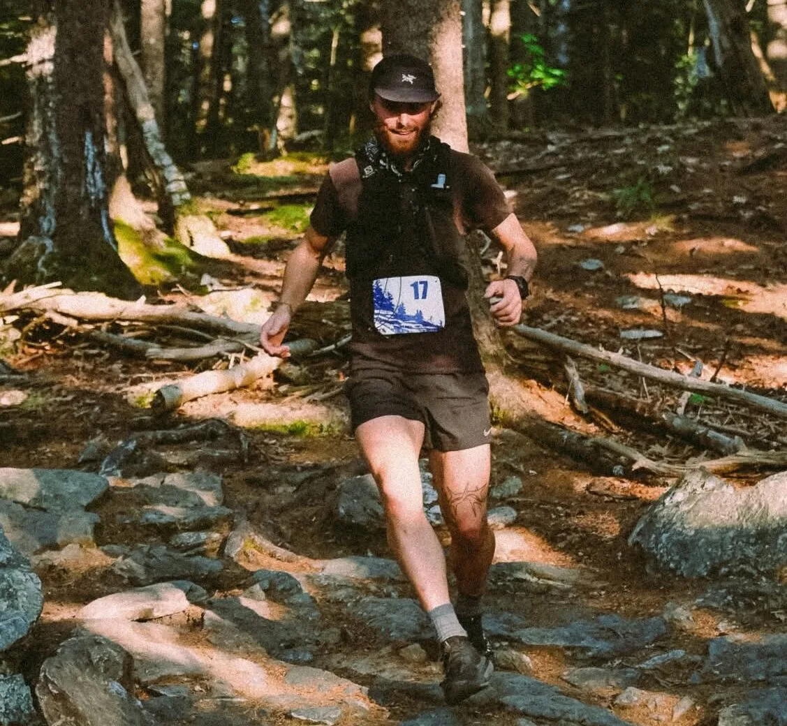 McCluskey running in Blue Hill, Maine. (Submitted photo)