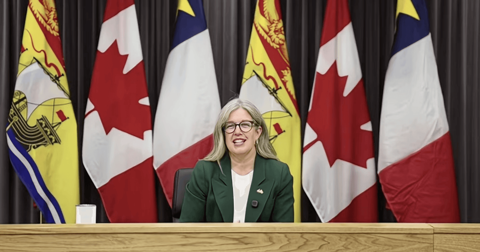 Premier Susan Holt addressing tariff concerns. (Submitted photo)