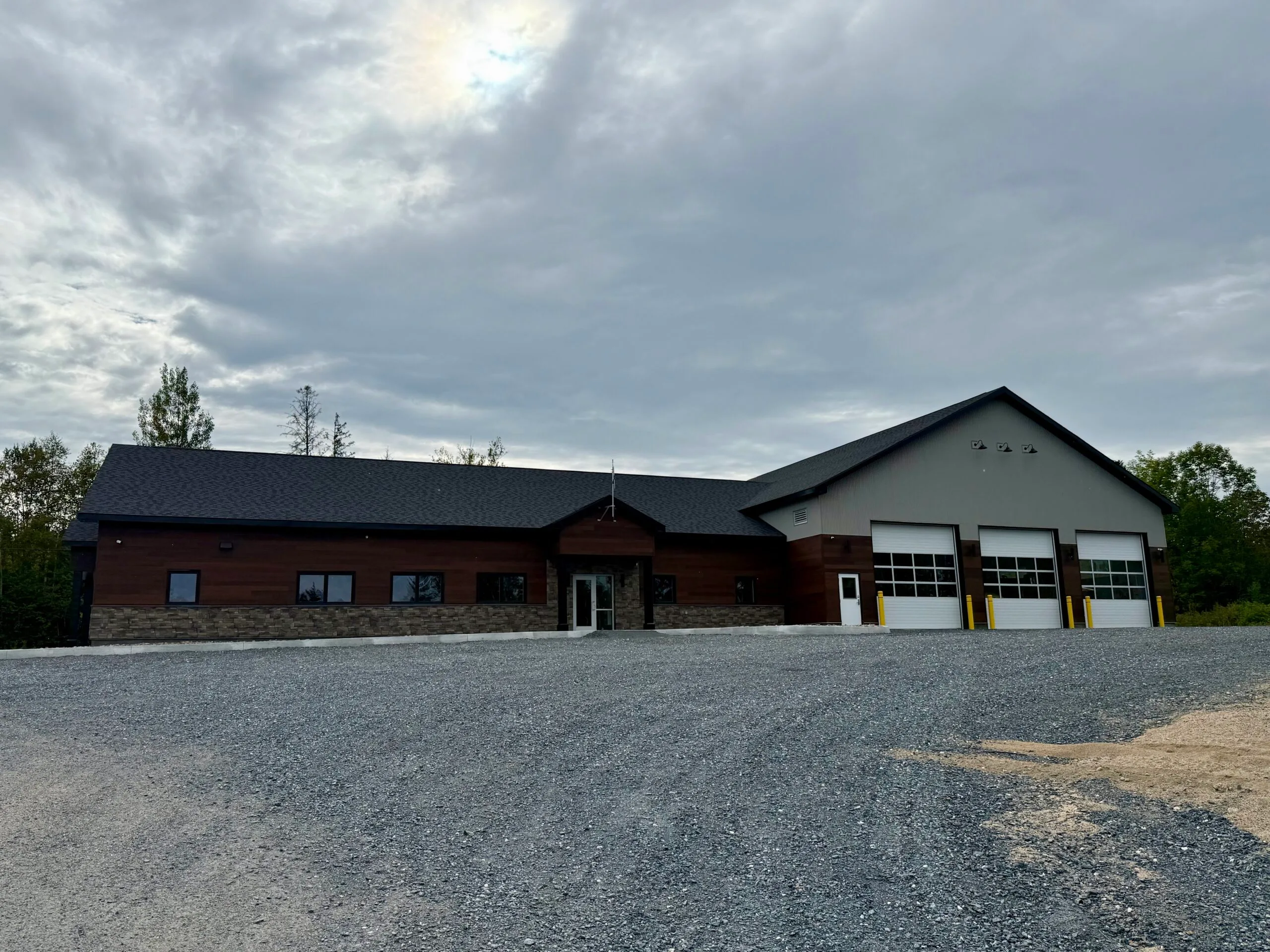 Dumfries Fire Station is nearing completion. (Karen Howell photo)