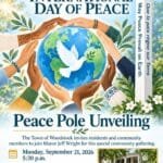 Woodstock to unveil Peace Pole on International Day of Peace