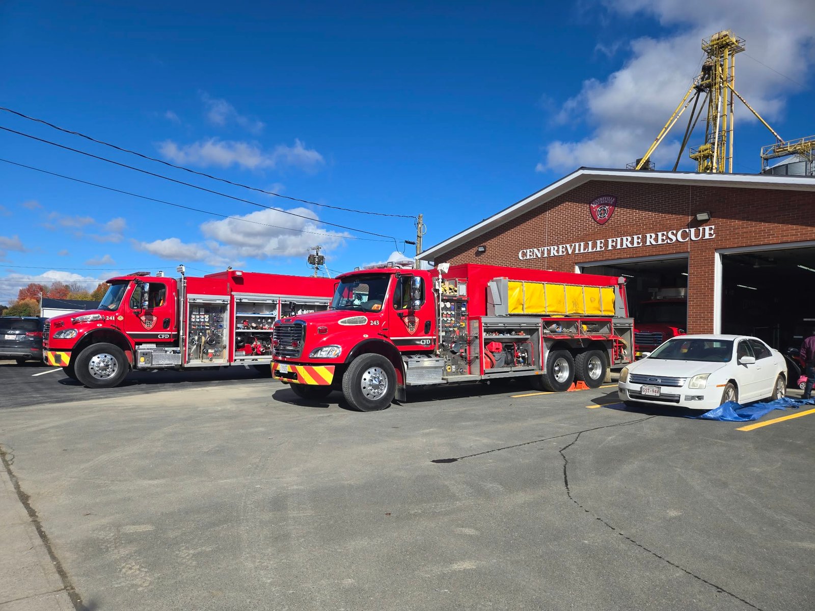 The Centreville Fire Department’s open house was held on a beautiful fall day to celebrate the completion of its recent expansion. (Sandra Hanson photo)